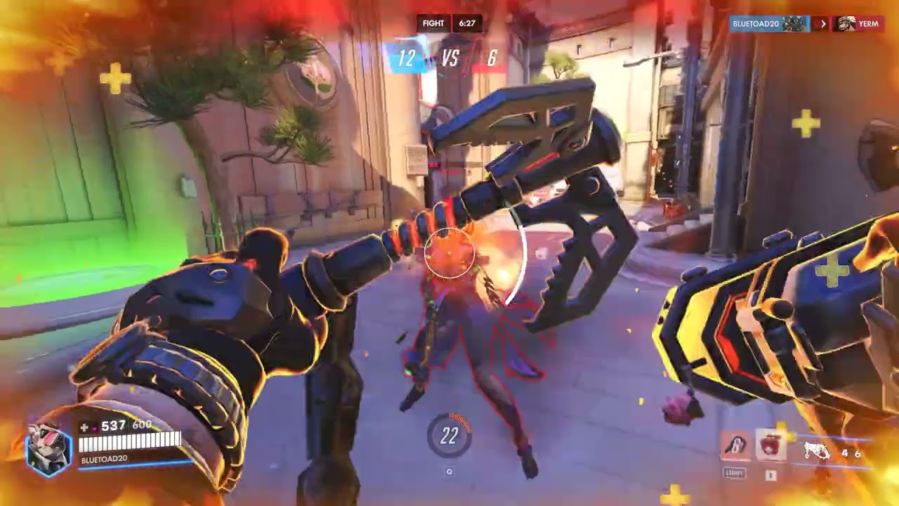 Overwatch Clip - Peak Roadhog Catch-a-mari Gameplay