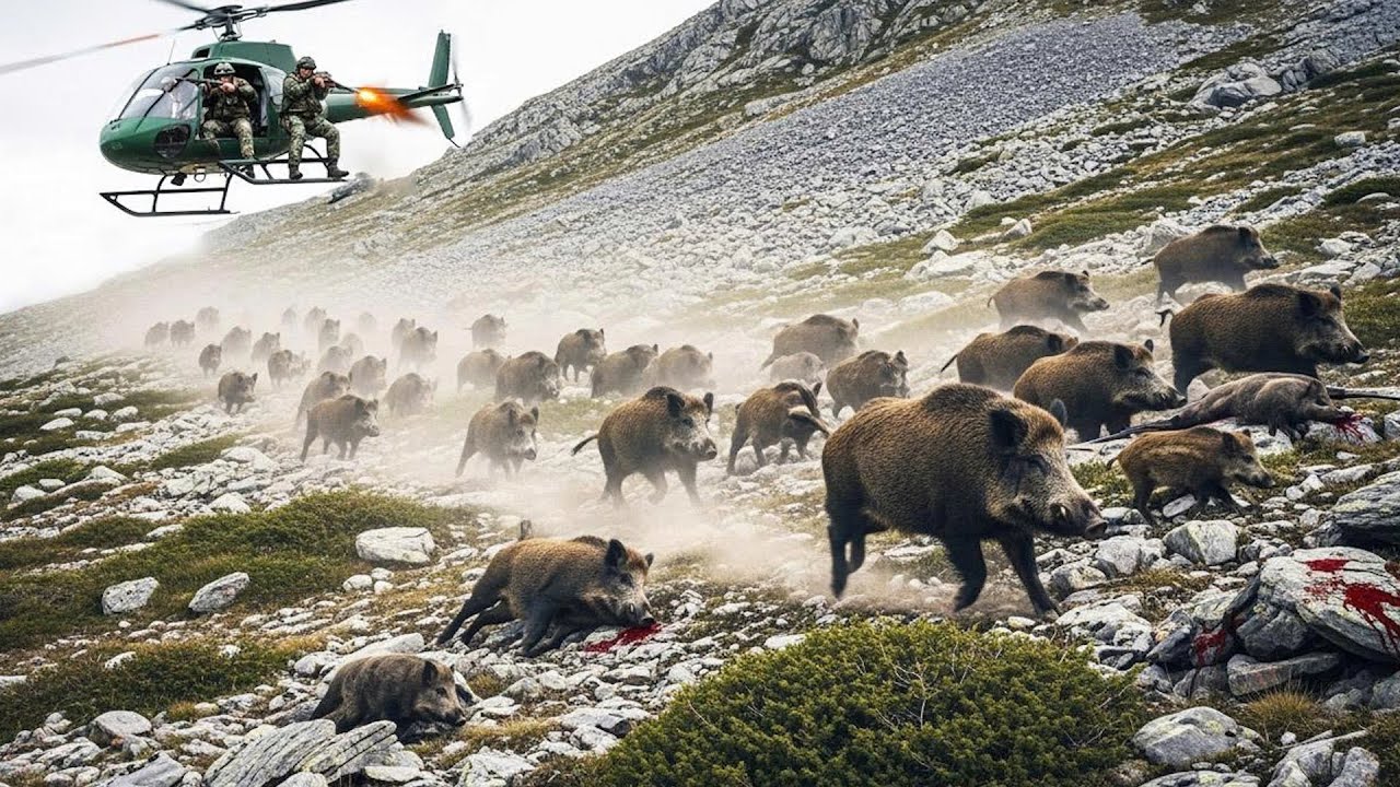 CA&Ccedil;A AO JAVALI DE TIRAR O F&Ocirc;LEGO! Javali Gigante Invade a Fazenda - Batalhas Inacredit&aacute;veis