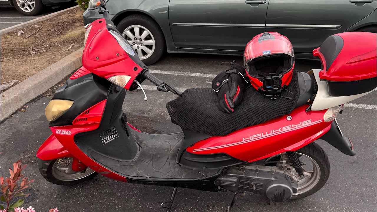 A 20 minute ride on the ice bear Hawkeye 150cc scooter ! 😎👍🏼