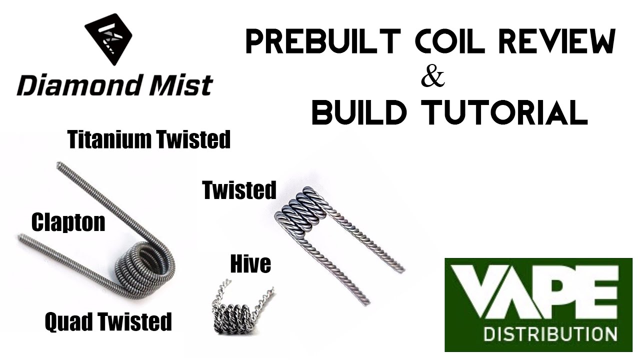 Diamond Mist Prebuilt Coils Review & Build Tutorial - TheDevilVaper