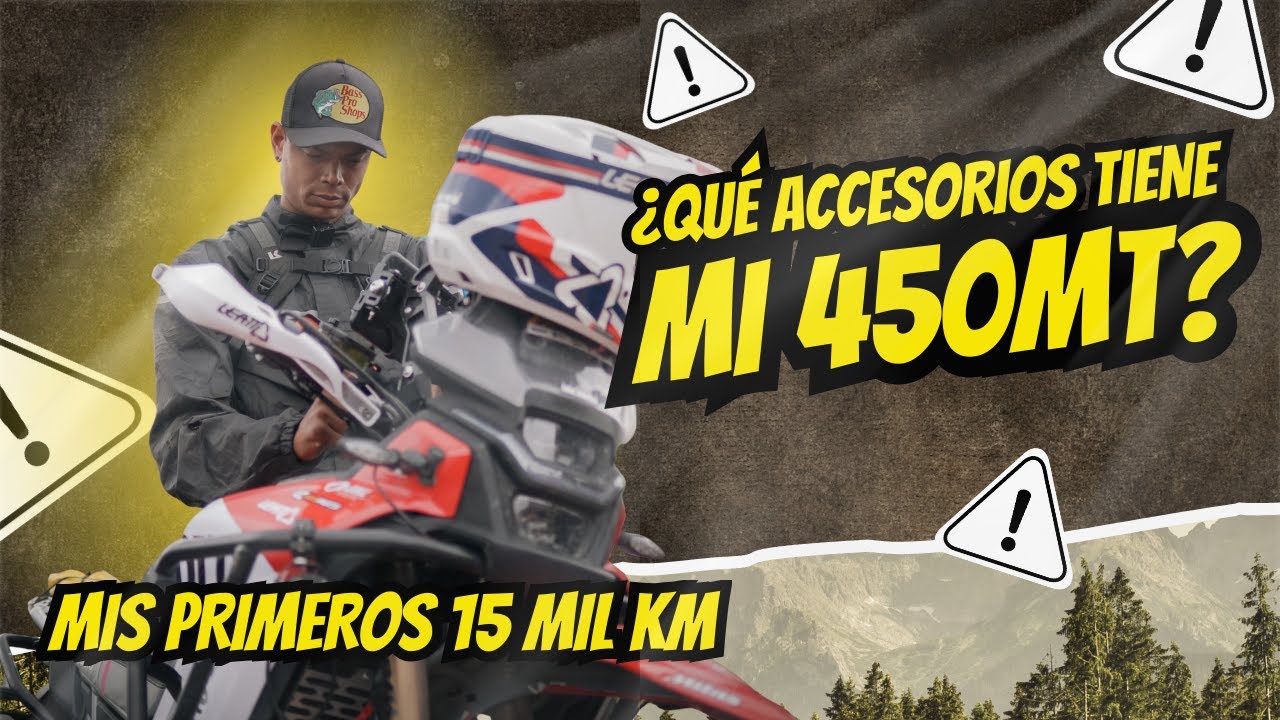 450 MT mi experiencia después de 15 mil kms / Que accesorios tiene para CORRER RALLY?