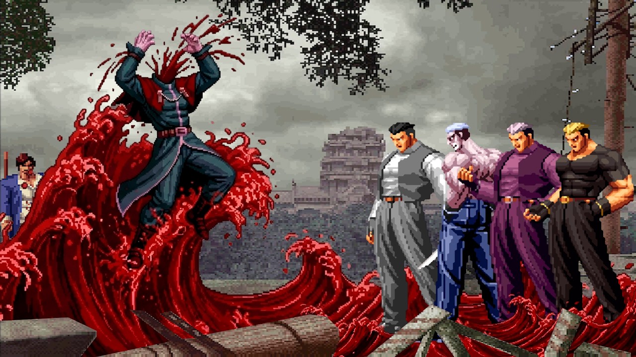 [KOF Mugen] Труп Гениц против команды Рюдзи Ямадзаки