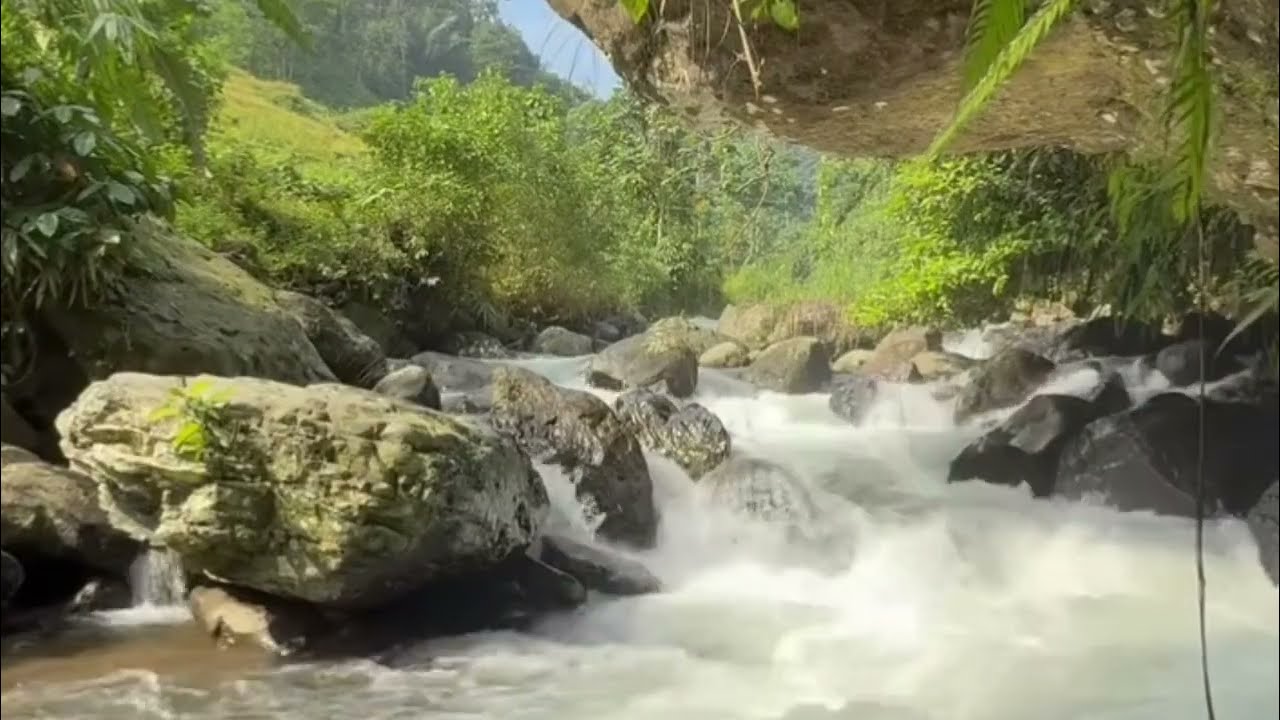 Powerful River Flow ASMR 🌊 Fast-Flowing Water Sounds for Deep Relaxation (No Music)
