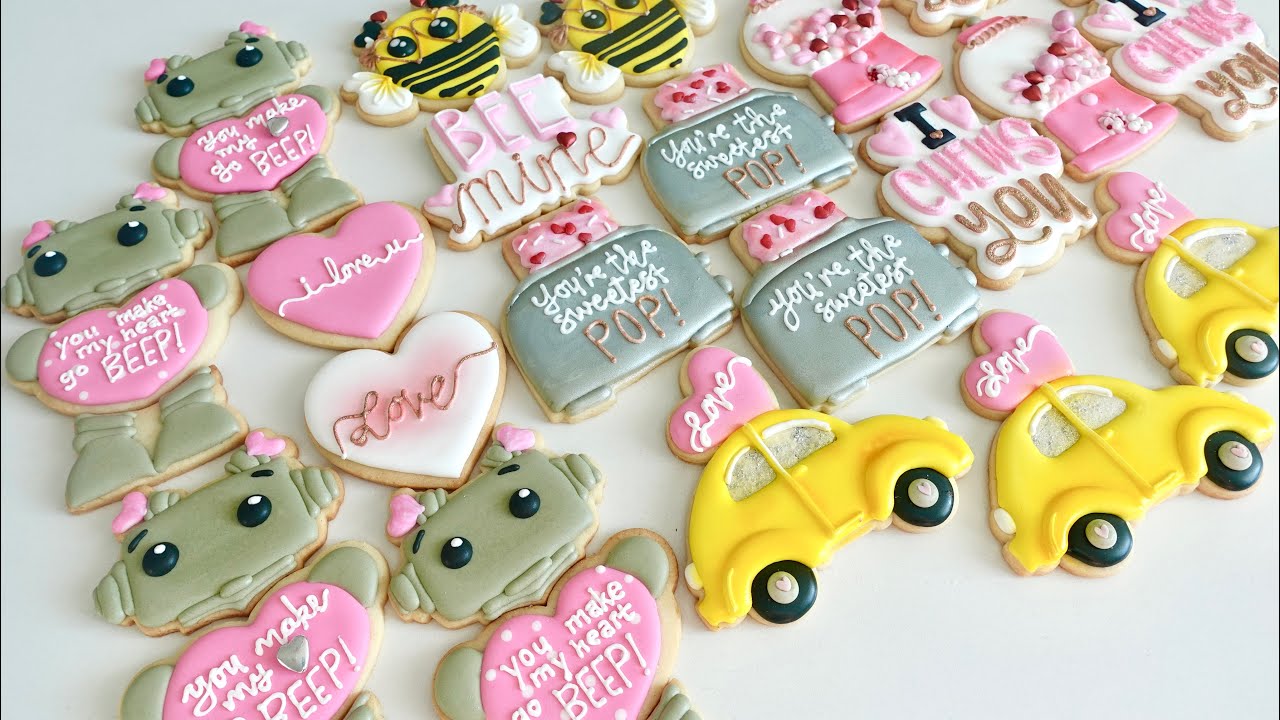 How to Decorate Valentine's Pun Cookies | How to Write on Cookies | Cookie Pricing