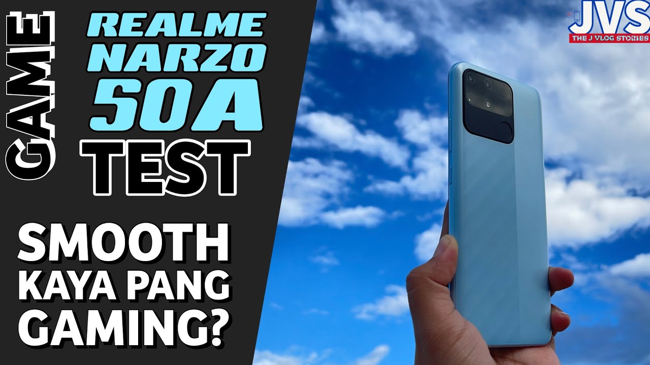 realme narzo 50A Game Test Using 4G Data - Filipino | Mediatek Helio G85 | 4GB 64GB |