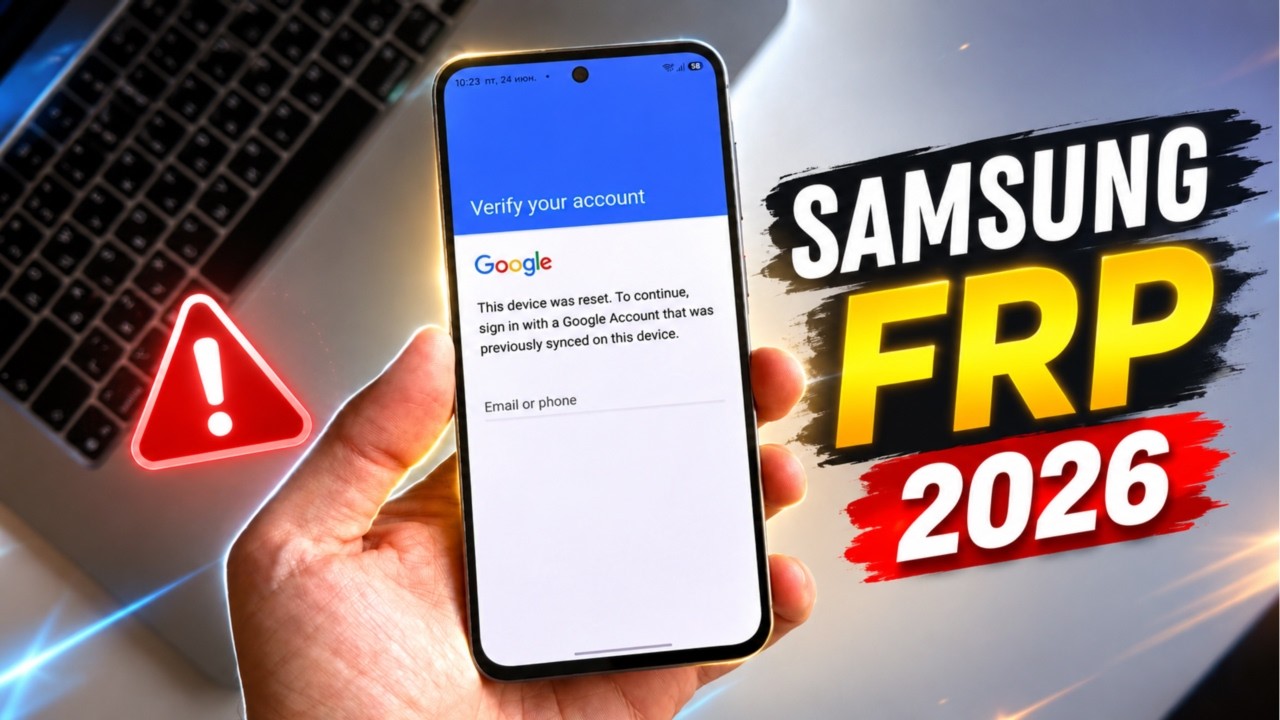 Сброс FRP и восстановление доступа к Google аккаунту Samsung Android 16 в 2026