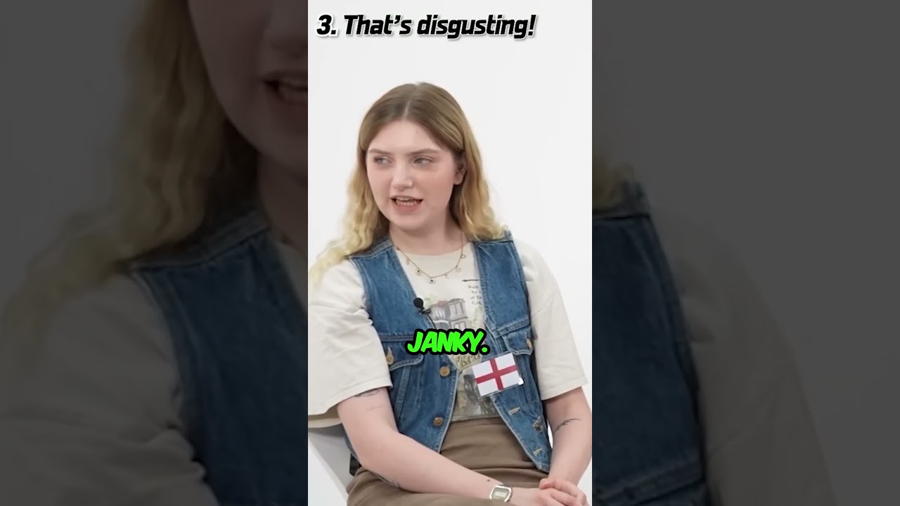 How do you say 'That's disgusting' in your English?