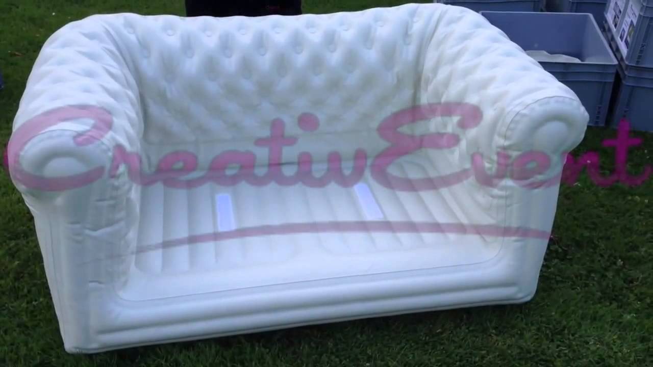 Canapé Chesterfield Gonflable