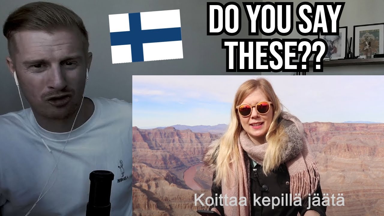 Reaction To 10 Funny Finnish Sayings