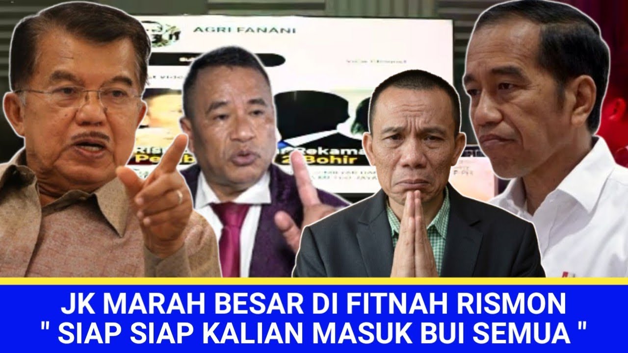 JUSUF KALLA MARAH BESAR DI FITNAH MODALI ISU IJAZAH JOKOWI 