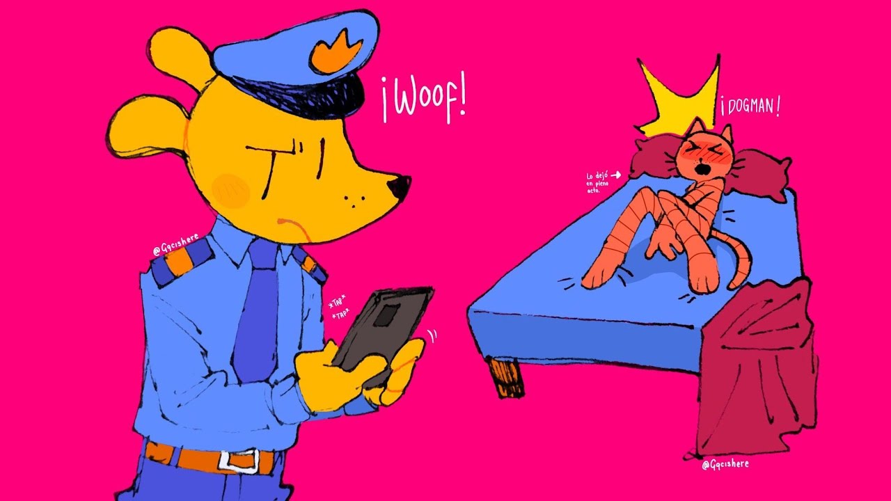 Dog man y petey haciendo hermanitos Lil petey (COMIC FANDUB )