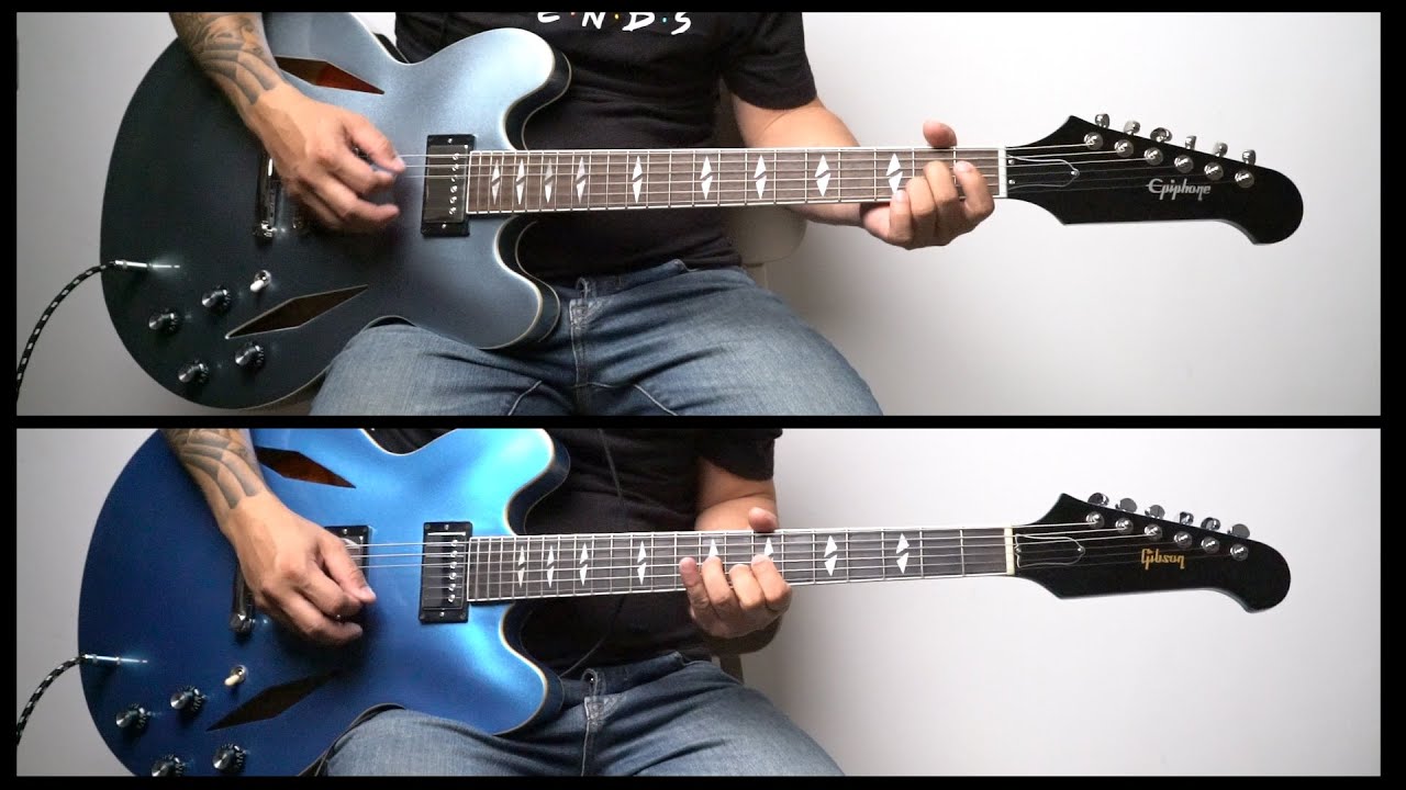 Epiphone DG-335 and Gibson DG-335 Replica Tone Comparison