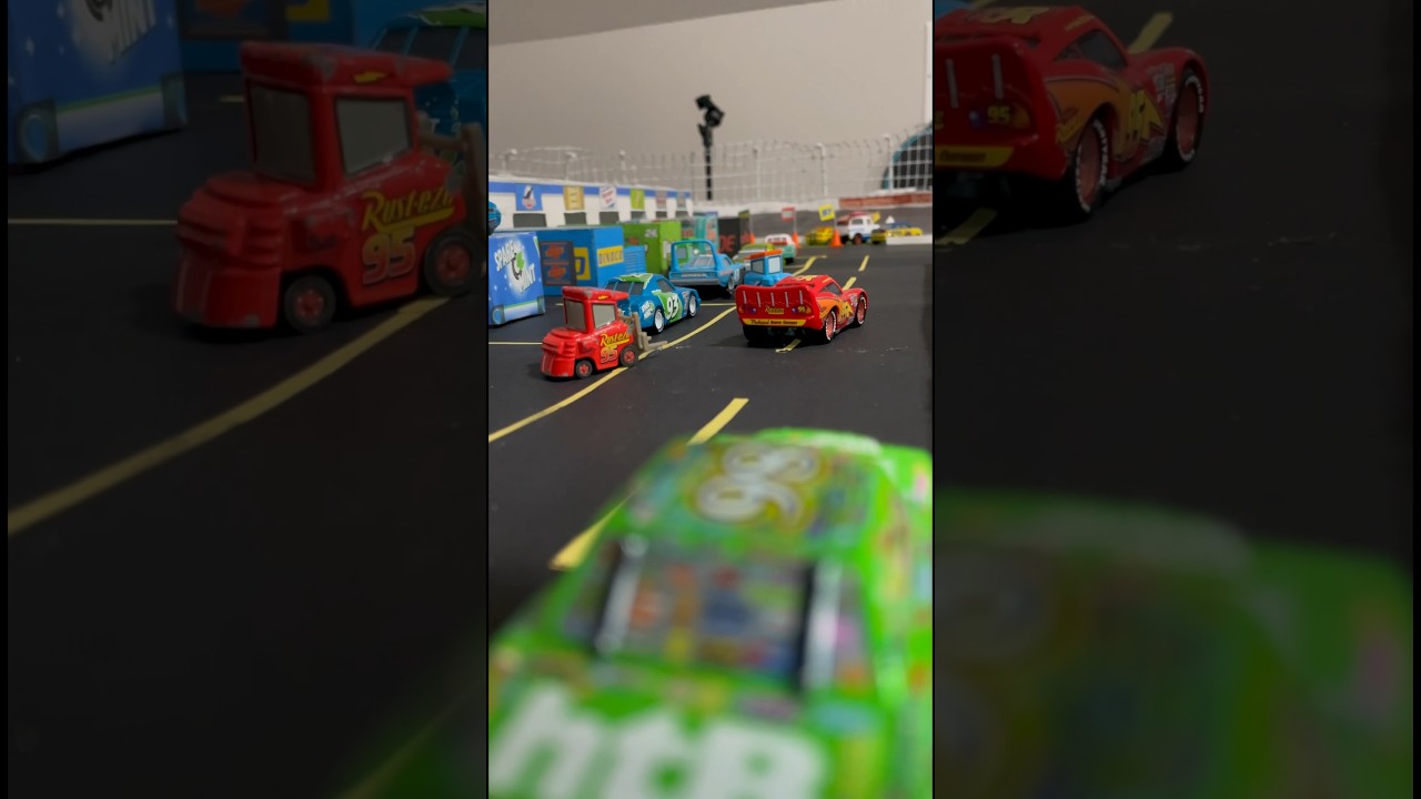 Motor Speedway of The South Layout! #disneycars #lightningmcqueen #diecastcars
