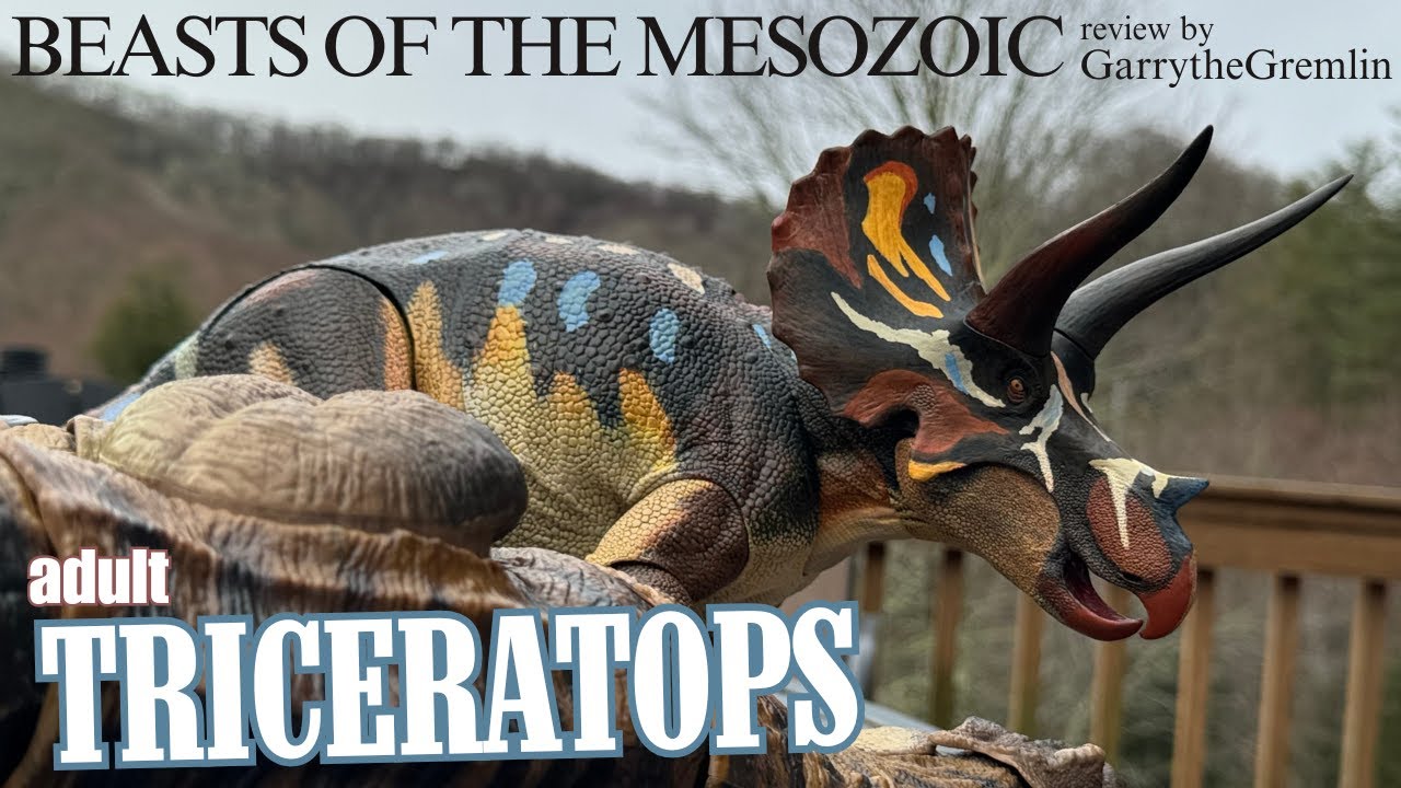 Why does this DINO mean so much to me? Beasts of the Mesozoic TRICERATOPS! review by GarrytheGremlin