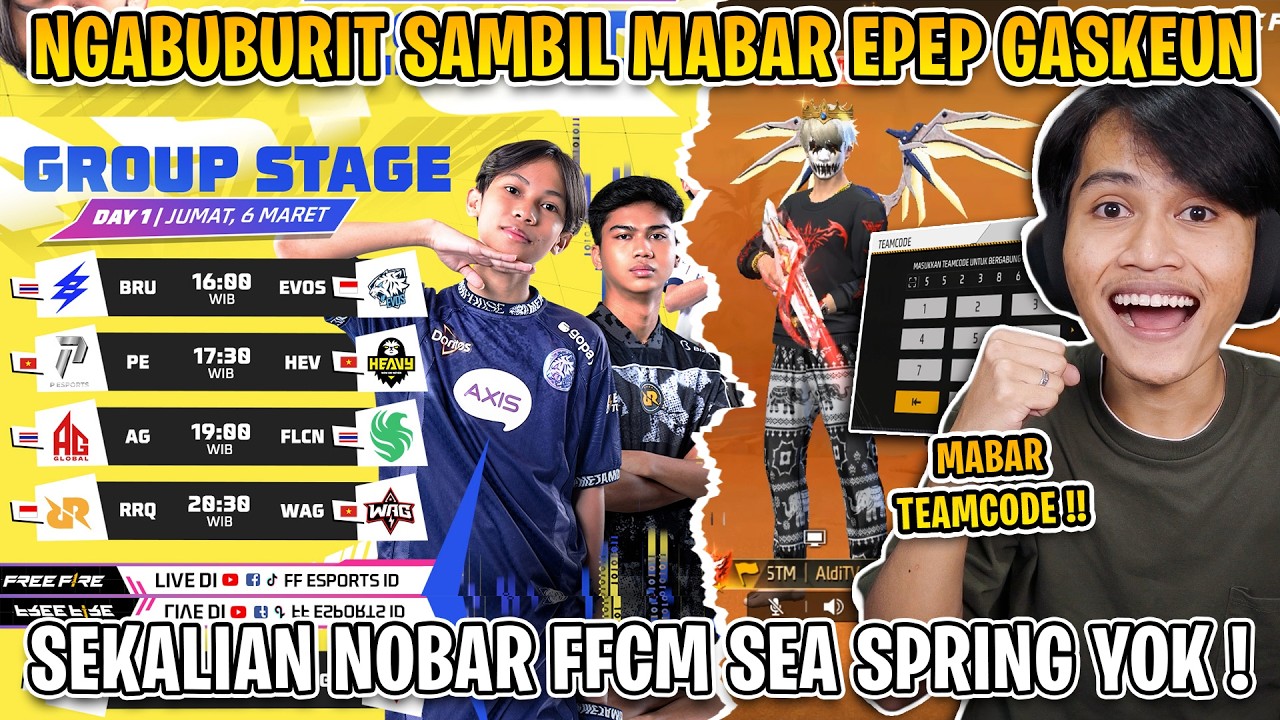 NGABUBURIT EPEP 😎 NOBAR FFCM SEA DAY 1 JUGA KUY !!