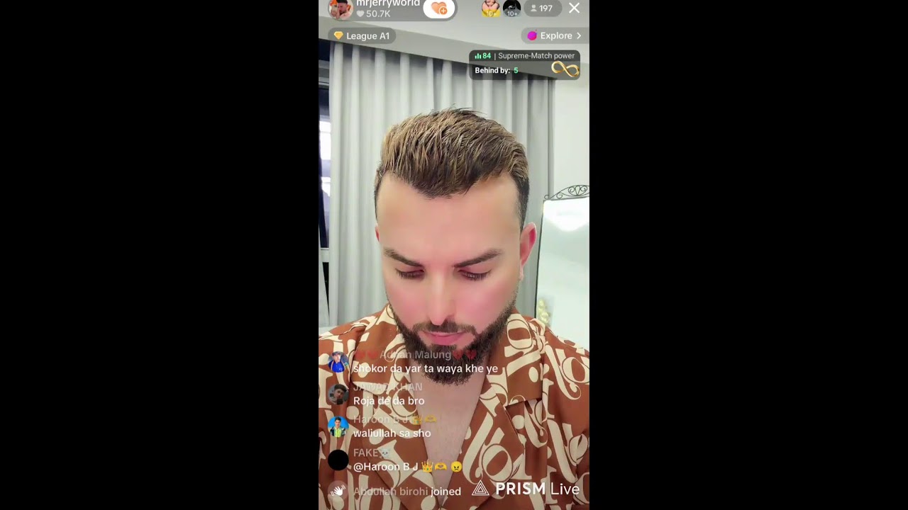 Live streaming of Pakhtoon Tiktok live