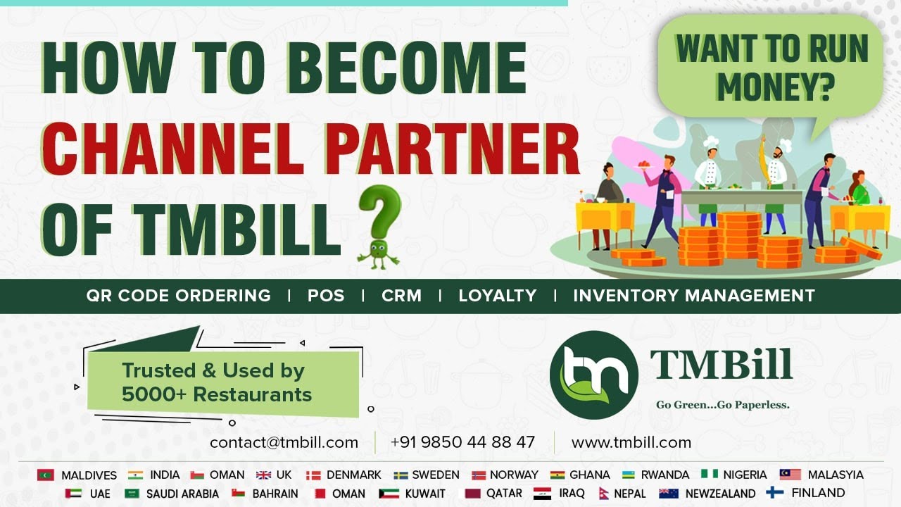 Become a Channel Partner of TMBill and Start EARNING Money | TMBill POS