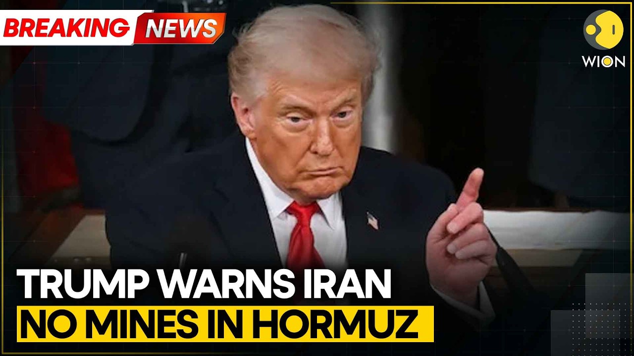 US-Iran War: Trump Warns Iran Over Strait Of Hormuz Mines, Threatens Massive Retaliation | Breaking
