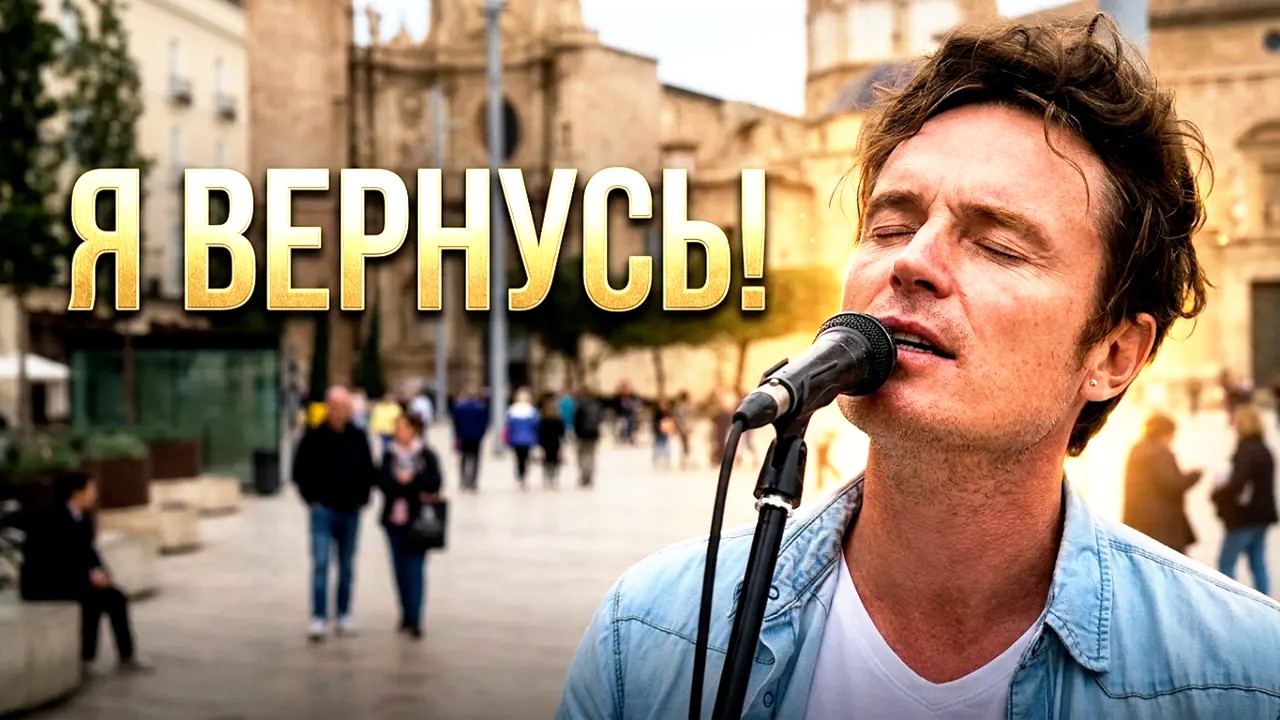 Я Вернусь - Песня СССР посреди улицы Европы (Игорь Тальков)
