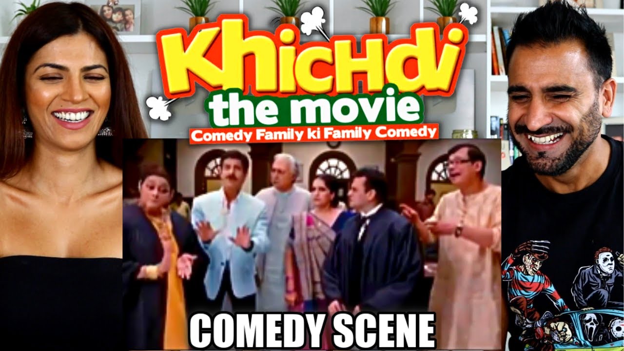 KHICHDI - BEST FUNNY COMEDY SCENE | Khichdi Court Scene REACTION!!