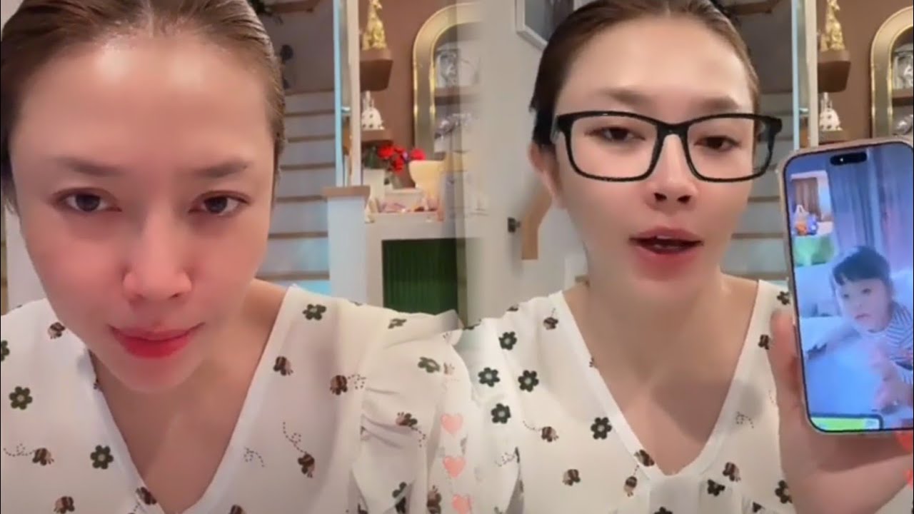 แม่แอนโทรคุยกับลูกสาว #น้องพลอยน้องเพชร 