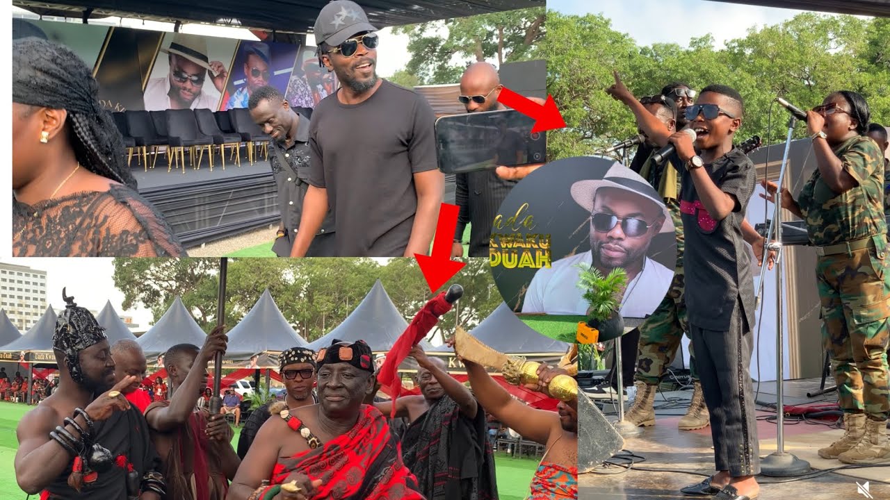 Talented young boy Surprises Kwaw Kese &Amakye Dede as he performs dada KD’ Song at Dada KD Funeral 