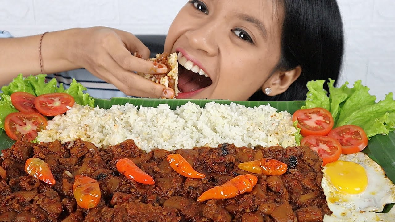 GAK NYANGKA SEPEDES INI! MUKBANG CUMI OSENG MERCON GLEDEK
