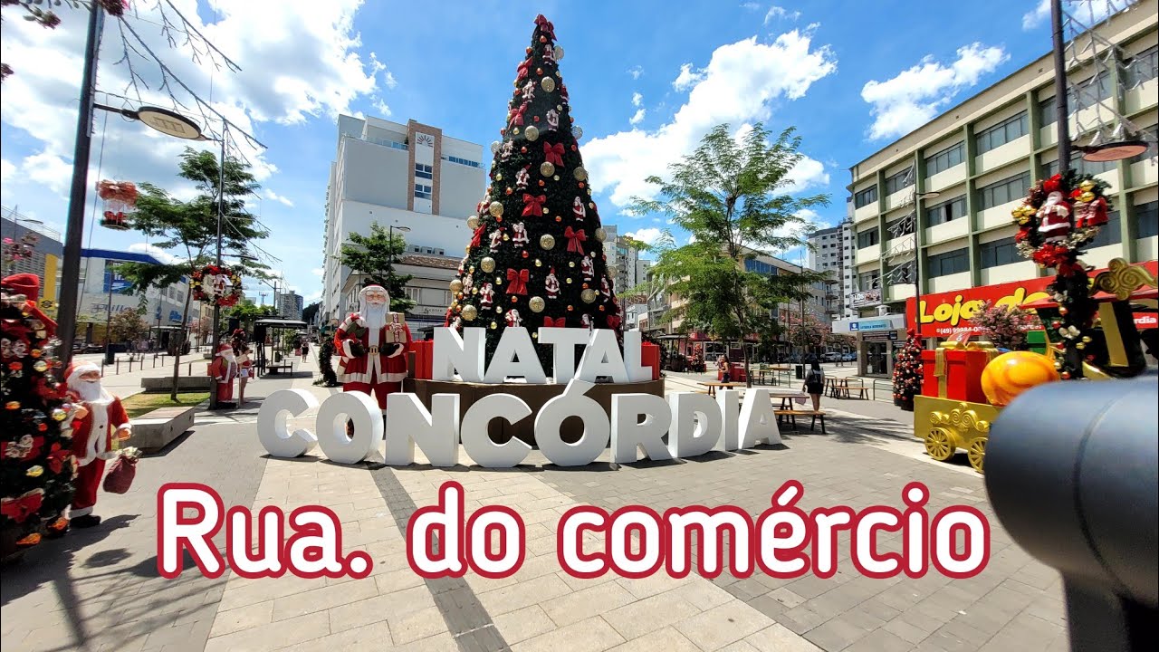 Rua do comércio,  Concórdia-SC
