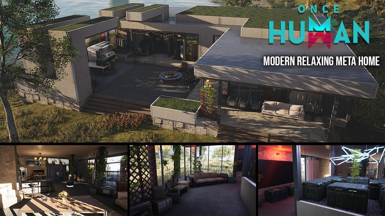 [Once Human] - Modern Relaxing Meta Home : Base Tour