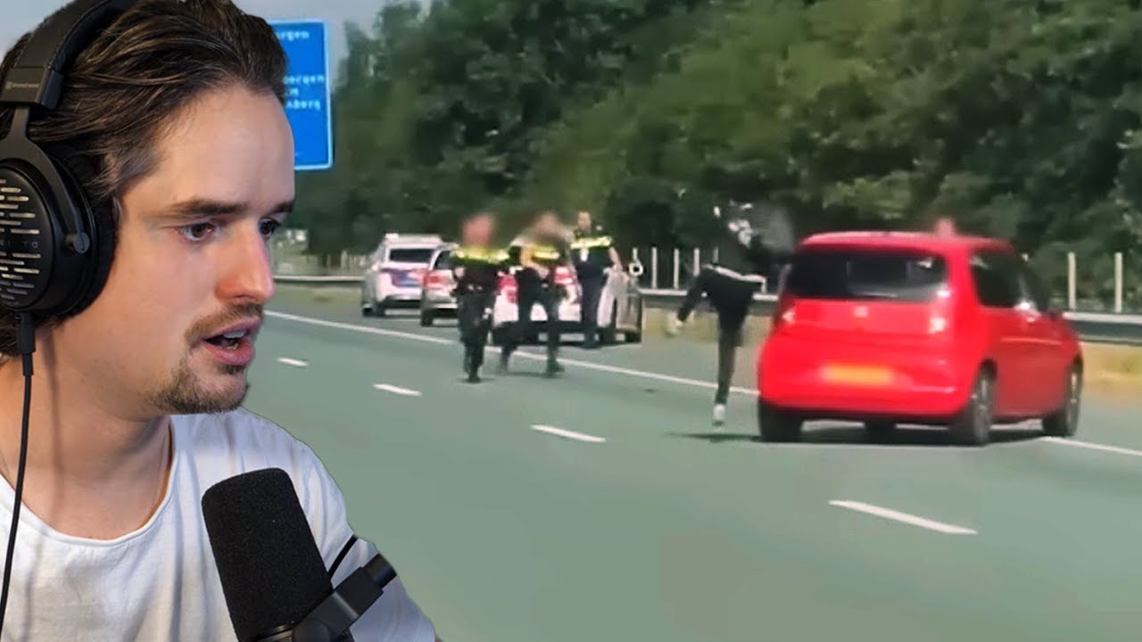 Absurde aanhouding op snelweg bij Dashcams
