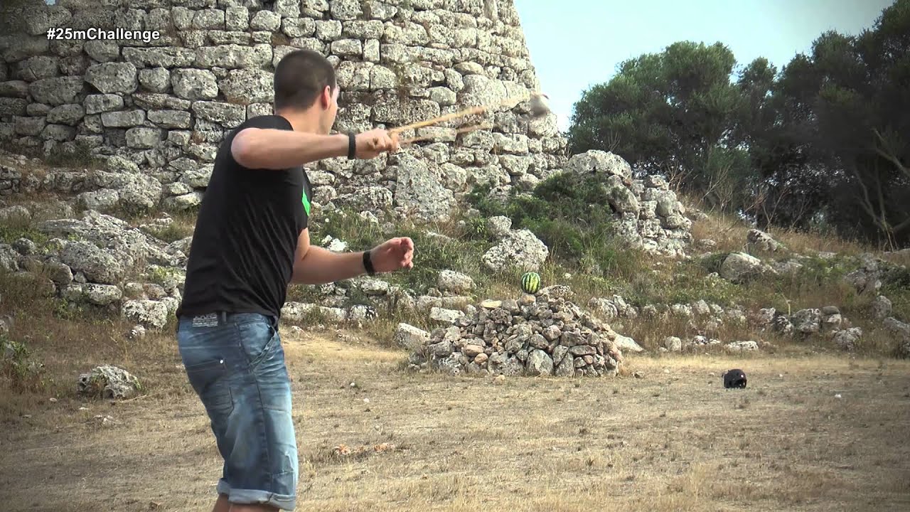 Sling 25m Challenge , Tiro con honda reto de los 25m