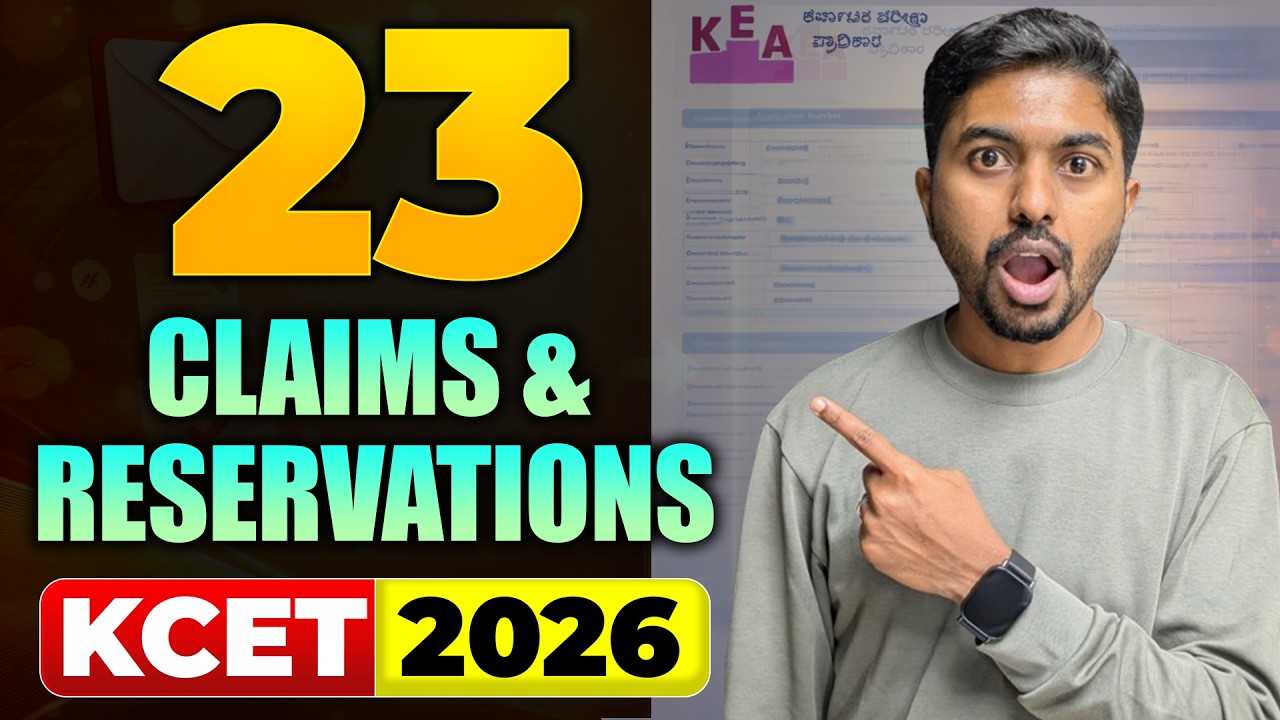 How many Claims apply to You? Check maadi | KCET 2026 KEA GUIDE