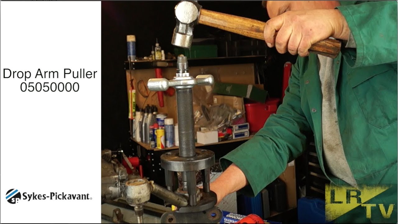 How to -  Land Rover drop arm  removal with the Sykes Pickavant 050 5000 puller
