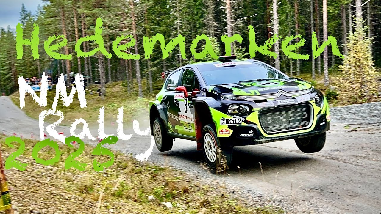 NM Rally Hedemarken 2025, Massive jumps & full push!
