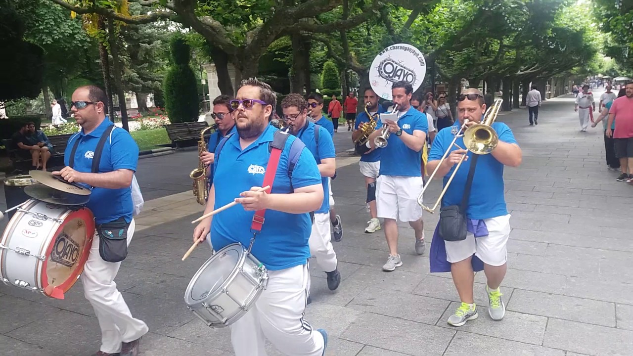 Charanga Ojayo Fiesta en Benidorm Paseo del Espolón, Burgos 2017