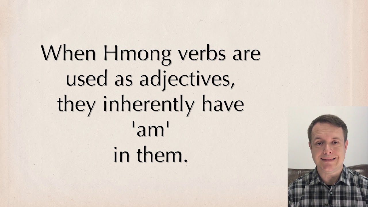 Learn Hmong Grammar - Stative Verbs (adjectives)