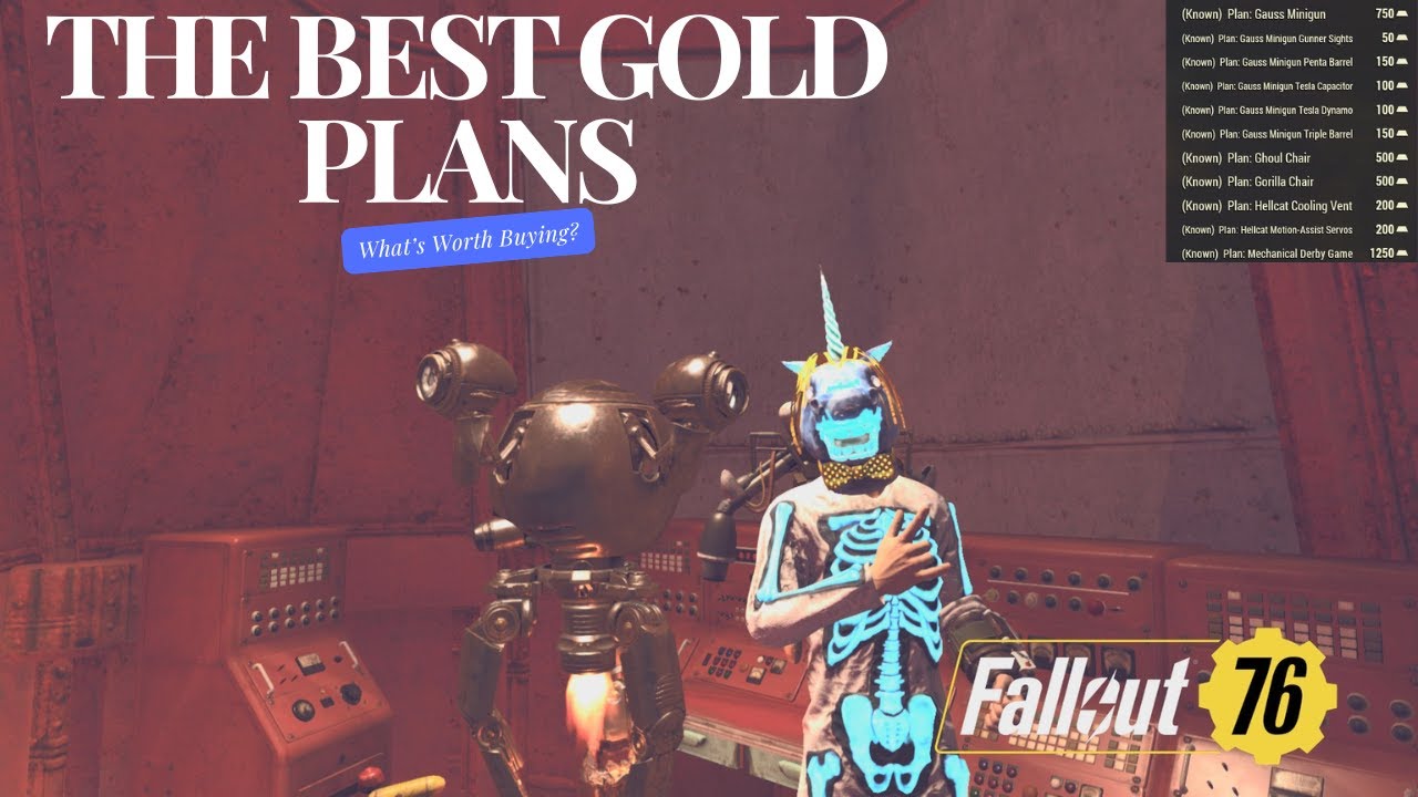Fallout 76 – Spend Your Gold on THIS! (Top 10 Best Gold Bullion Plans)