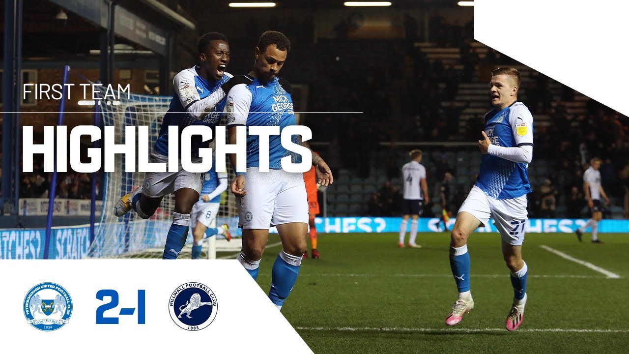 HIGHLIGHTS | Posh vs Millwall