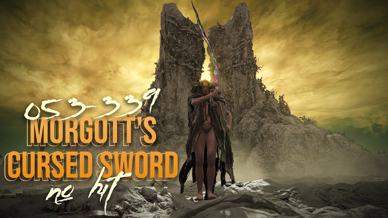 Morgott's Cursed Sword No Hit Promised Consort Radahn - Elden Ring DLC [053-339]