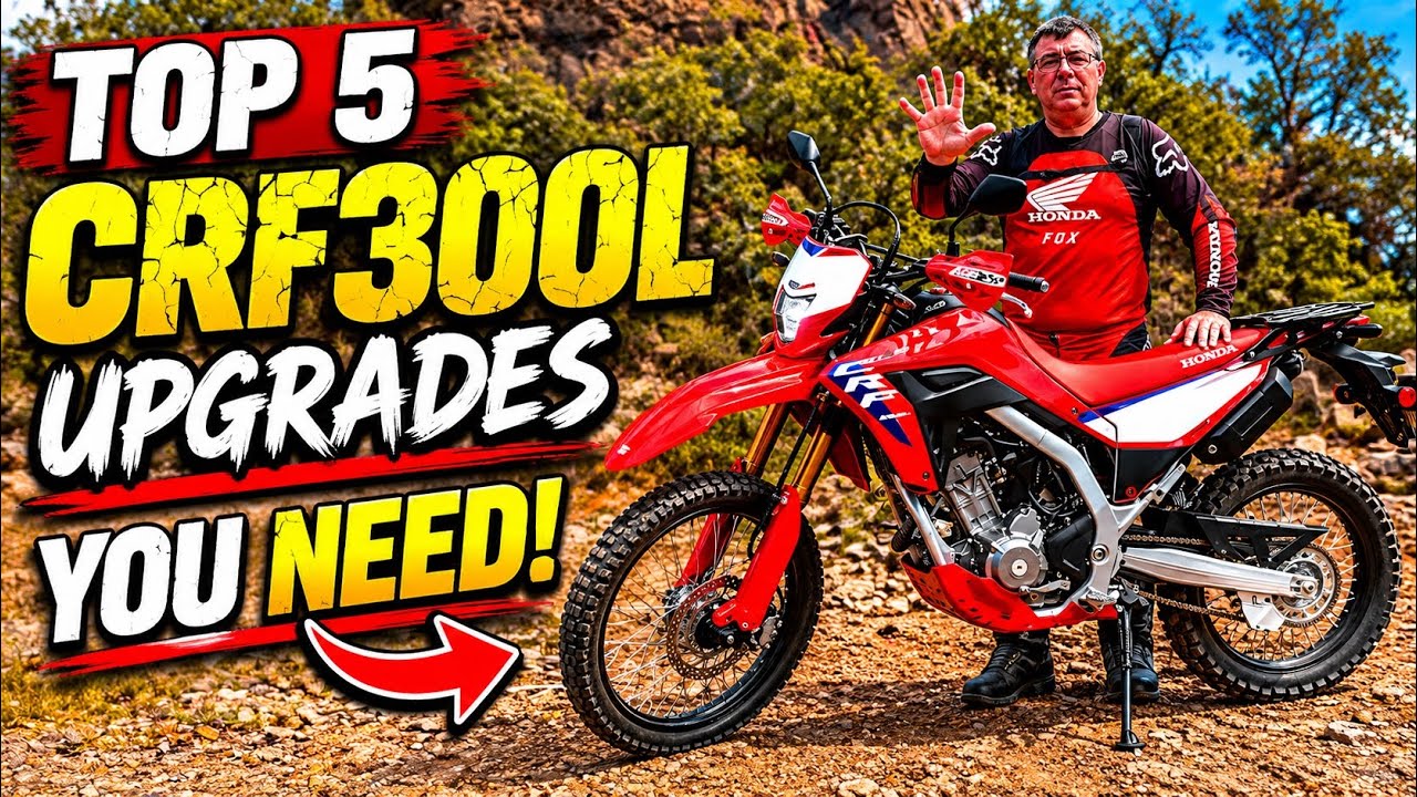 Honda CRF300L Top 5 Mods You Need! #honda #crf300l #dualsport