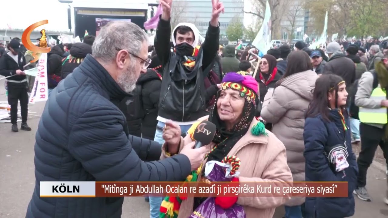 Koln |  Mitînga ji Abdullah Ocalan re azadî ji pirsgirêka Kurd re çareseriya siyasî