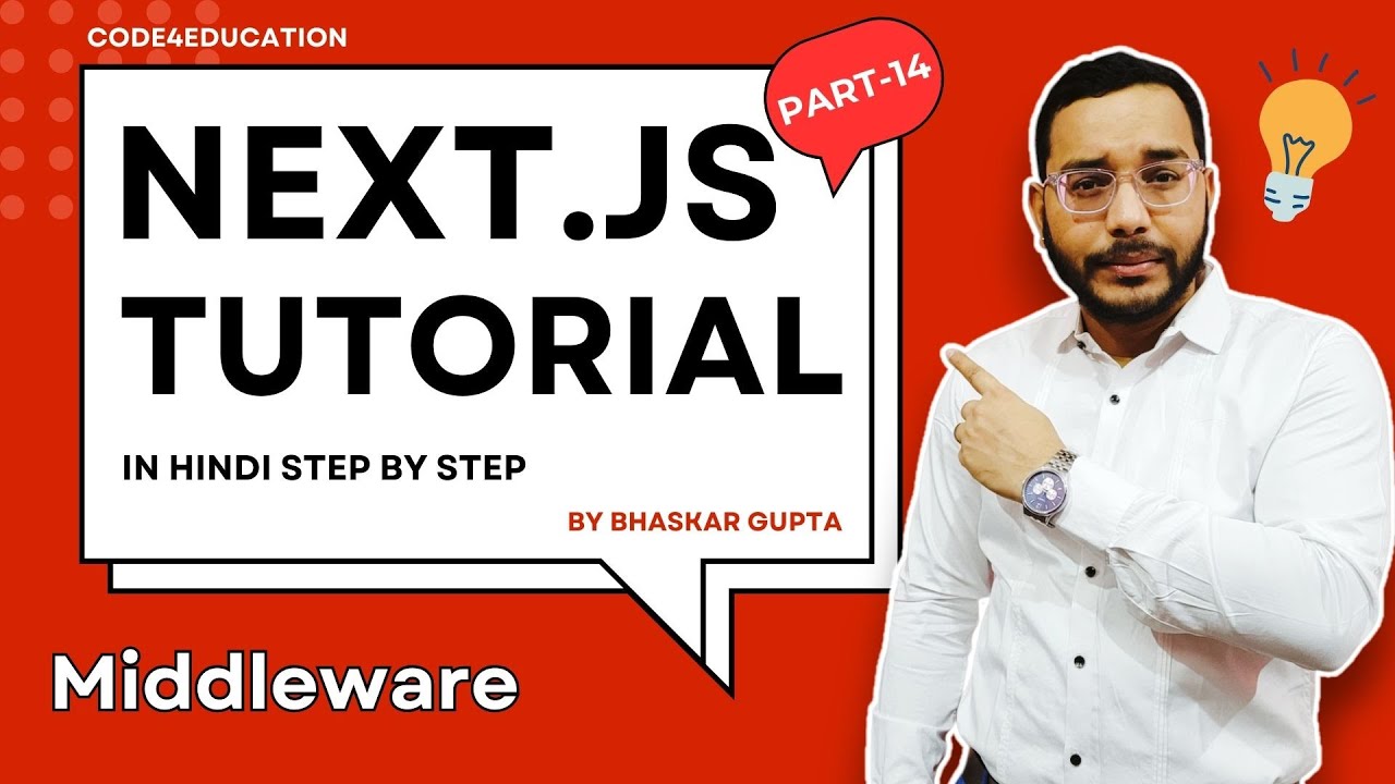 Next JS Tutorial in Hindi #14 | Middleware In Next JS |  Middleware In Next JS App Router | Next 15