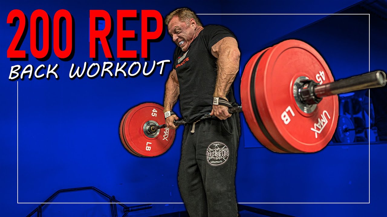 200 Rep Back Workout (Trigger Muscle Growth)