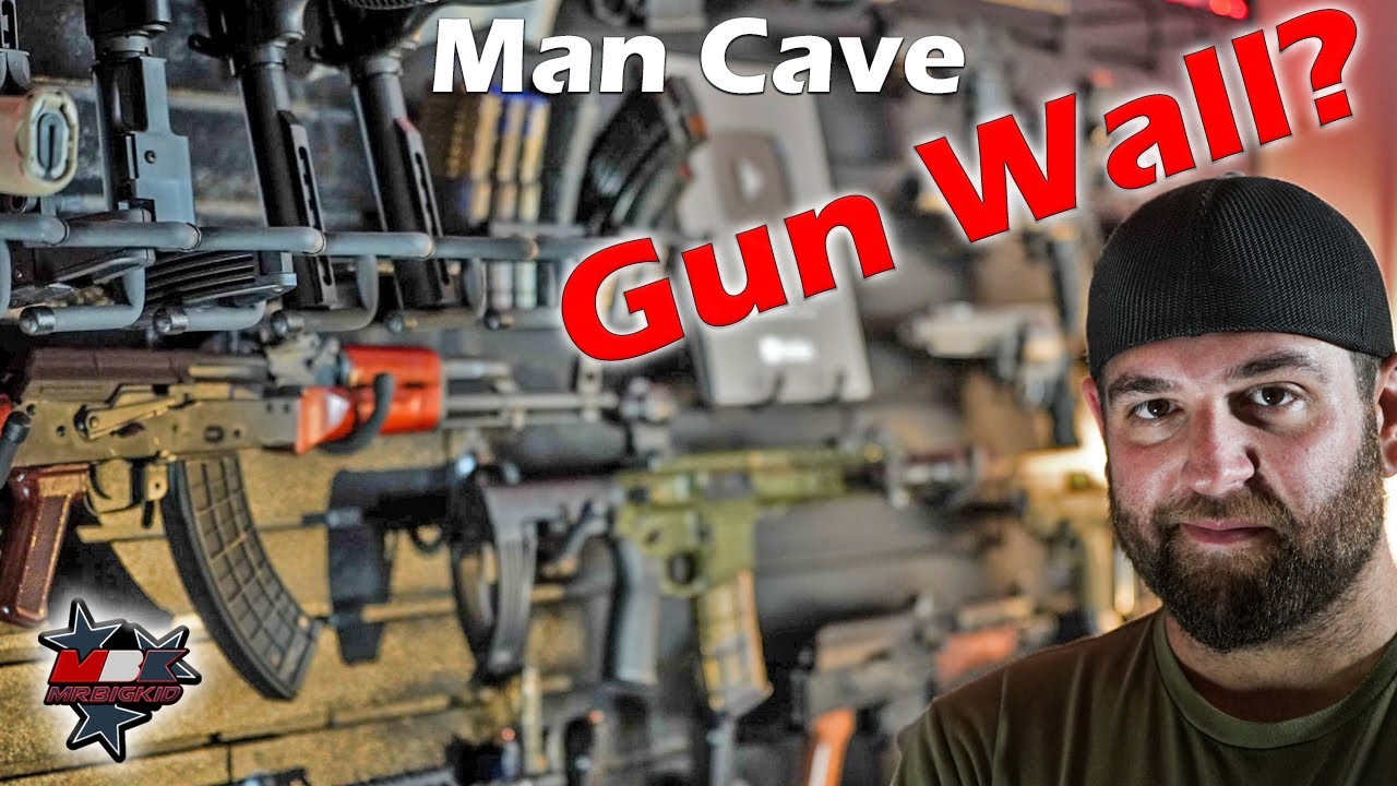 Man Cave Tactical Wall! Hold Up Displays