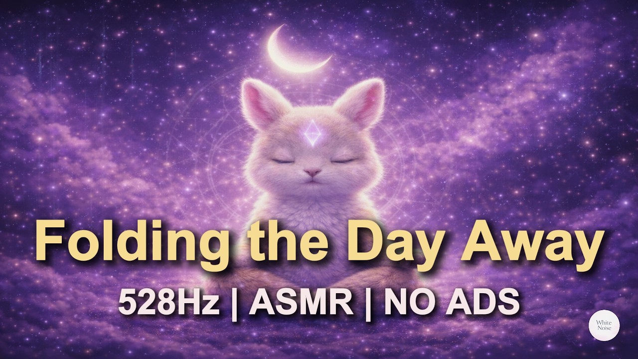 [White Noise] Folding the Day Away ASMR No Ads