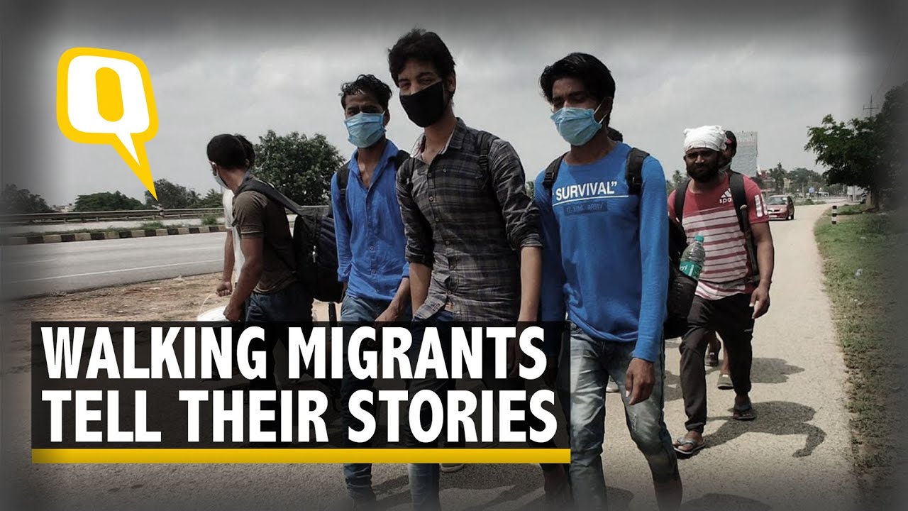 Train or No Train, Many Migrants Can Only Walk Home From Karnataka | The Quint