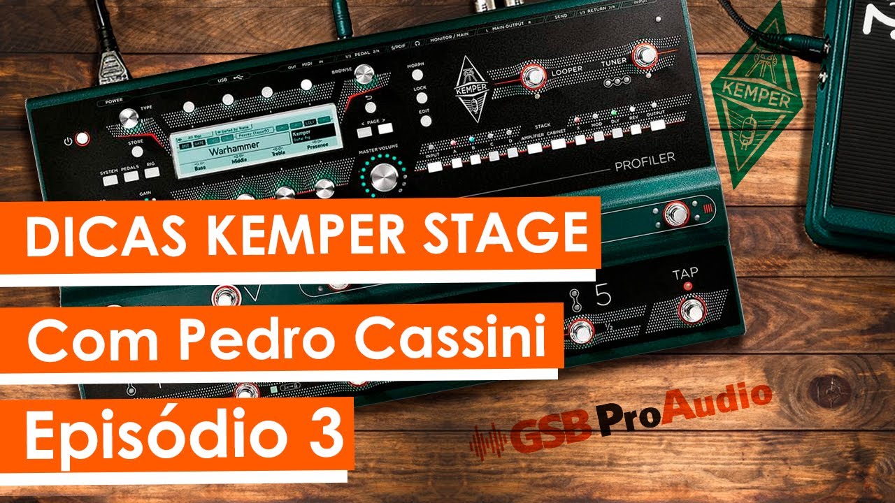 Kemper Stage: Usando um power amp externo | Dicas GSB | Com Pedro Cassini | PT-BR