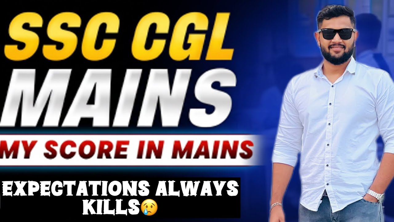 Ssc cgl mains 2025 my score😢 | All my mistakes