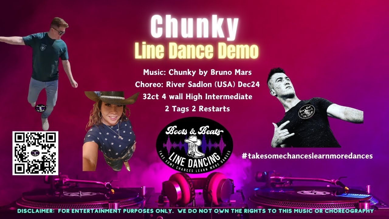 Chunky Line Dance Demo.  Dance with us!  Choreo: River Sadlon