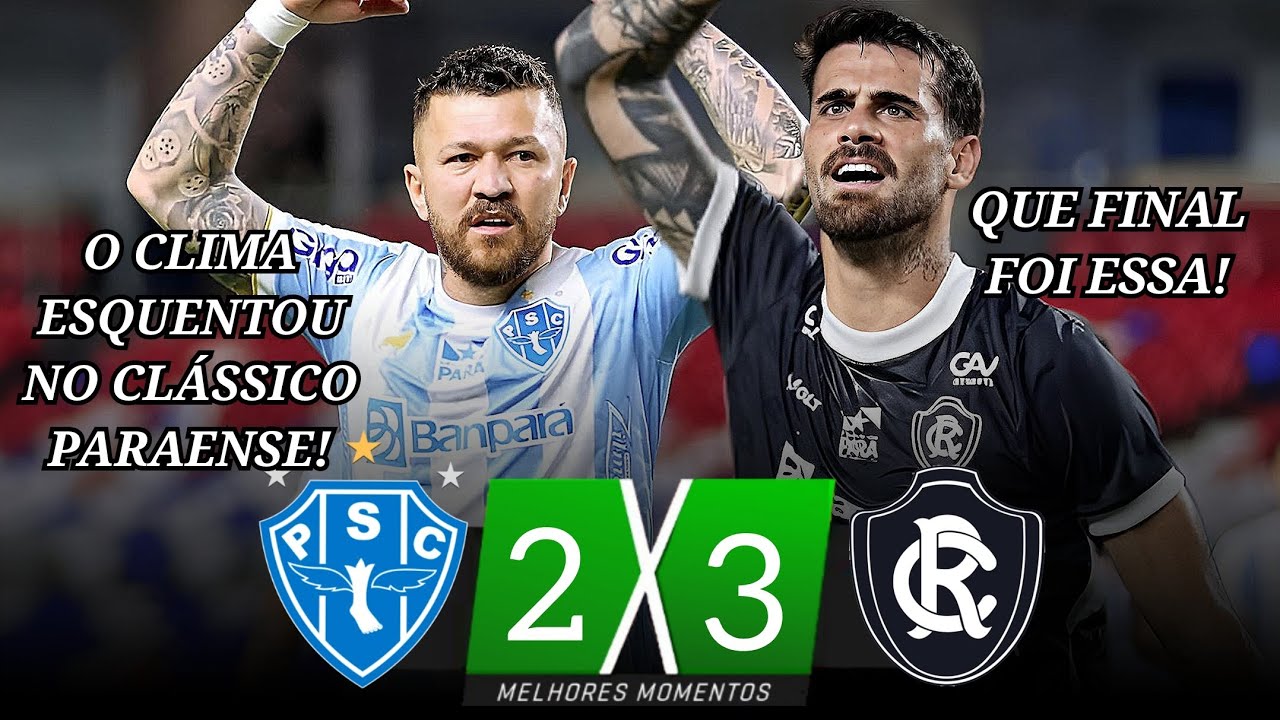 Paysandu 2 x 3 Remo | Melhores Momentos | ( Primeiro Jogo ) Final Paraense 2025